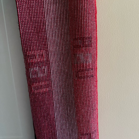 Vintage USA Knit Scarf Patriotic Red White Blue Knitmakers Made in USA Olympics - Picture 7 of 7